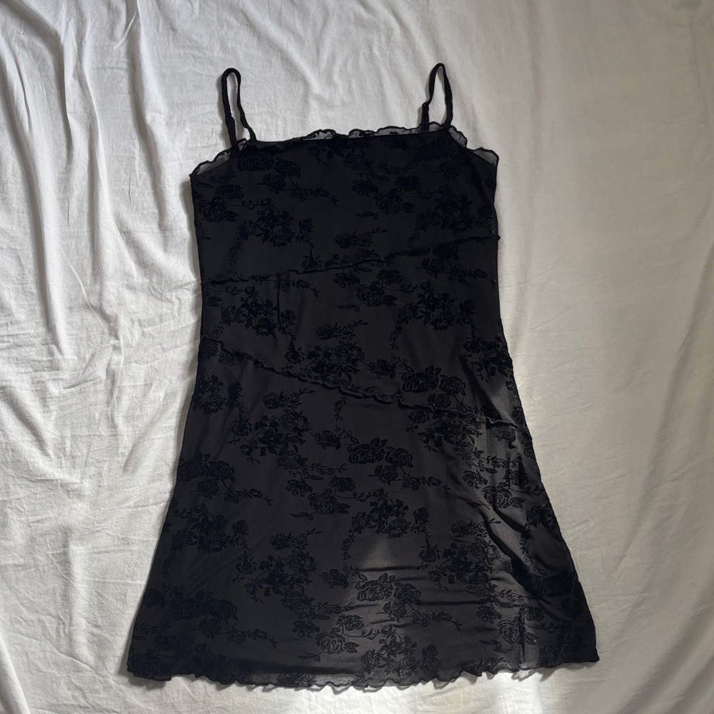 Black Floral Dress